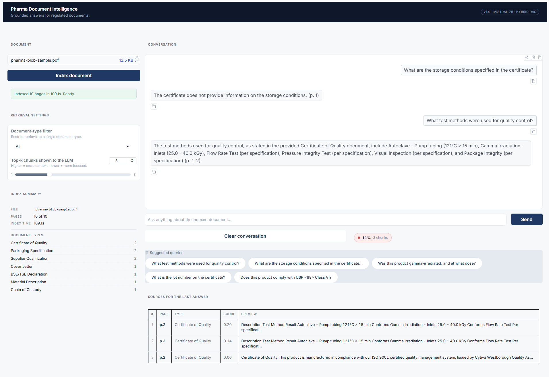 Pharma Document Intelligence RAG